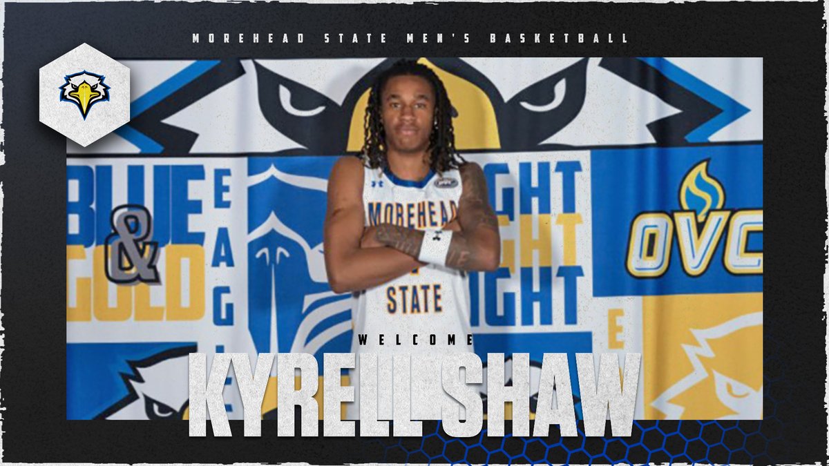 Kyrell Shaw (<a href="/kywitdashifts/">Kyrell “Ky” Shaw</a>) chooses <a href="/MSUEaglesMBB/">Morehead State Men's Basketball</a>! Eagles add a high-scoring guard who averaged more than 20 points/game at <a href="/hutchccmbb/">Blue Dragon Men's Basketball</a> last year.

Story: tinyurl.com/4a4cnx95

#SkoEags #SoarHigher