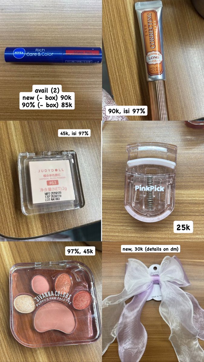 urpritihani's tweet photo. wts makeup yaa !! boleh ditanya tanya ajaa #wts #wtb #zonauangㅤ https://t.co/SyxWs5Z0FL