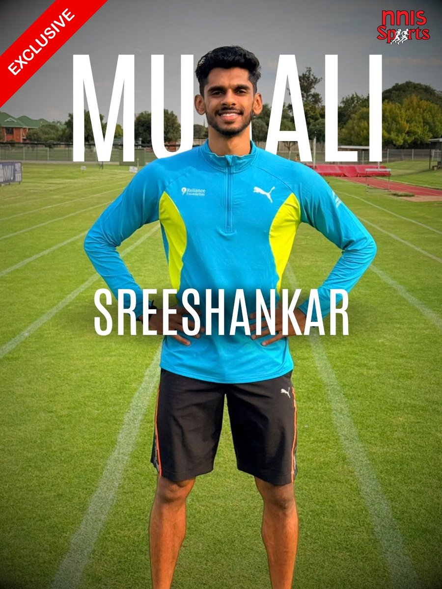 nnis_sports's tweet photo. Long jumper Murali Sreeshankar will compete at the Simbine Classic, scheduled for April 28 in South Africa. 

He opened his 2026 season at the Indian Open Athletics Series 1 with a best jump of 8.15m.

In 2026, only two Indians have crossed the 8m mark 👇

✅ Lokesh Sathyanathan: 8.21m 
✅ Murali Sreeshankar: 8.15m 

#Athletics #IndianAthletics #TrackandField #NNISSports