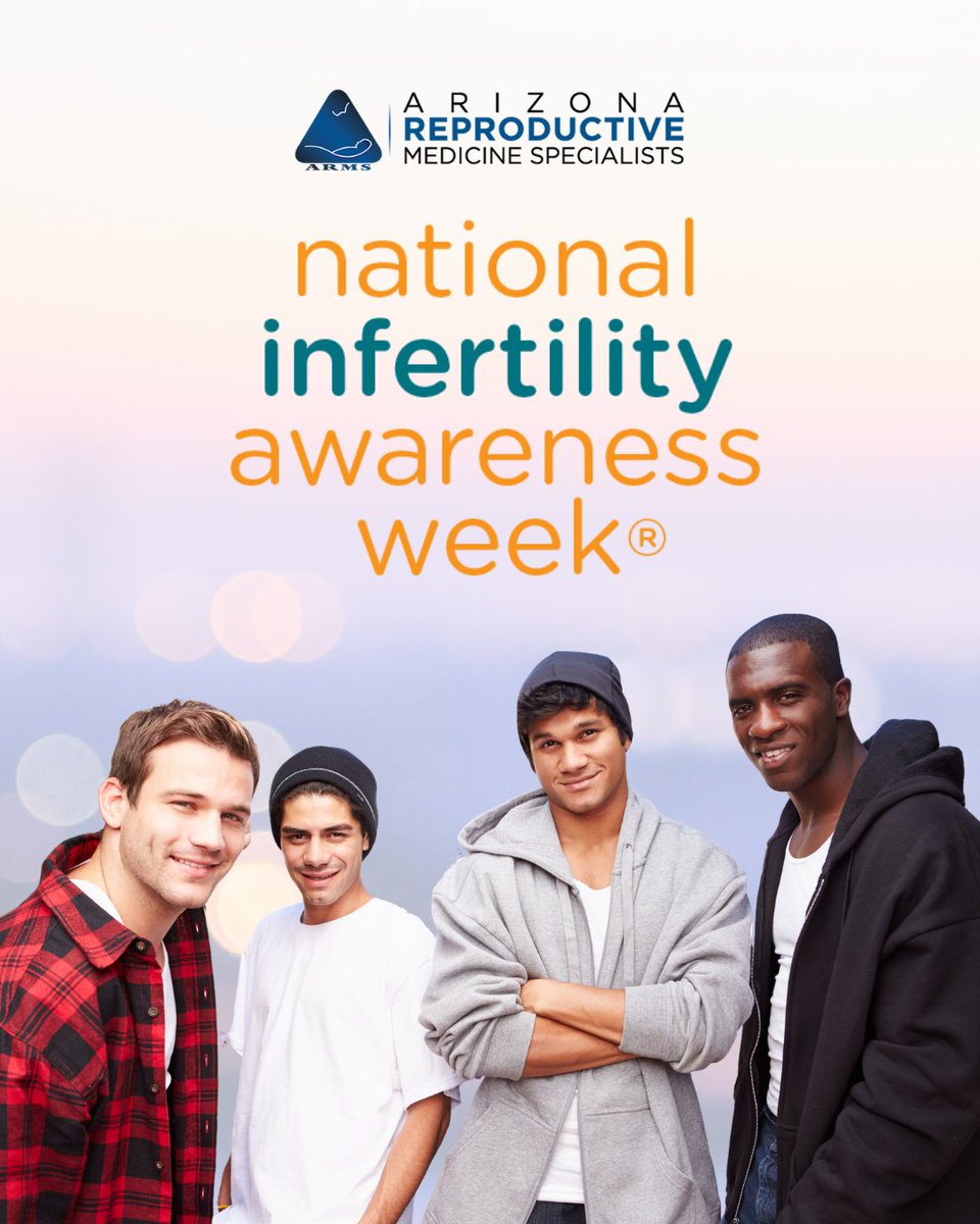 ARMSFertility's tweet image. This #NationalInfertilityAwarenessWeek, don’t overlook #MaleFertility. Did you know that sperm health plays a role in up to half of #infertility cases, with factors like count, movement and #hormones all impacting outcomes? #NIAW2026 #MoreThan arizonafertility.com/fertility-libr…