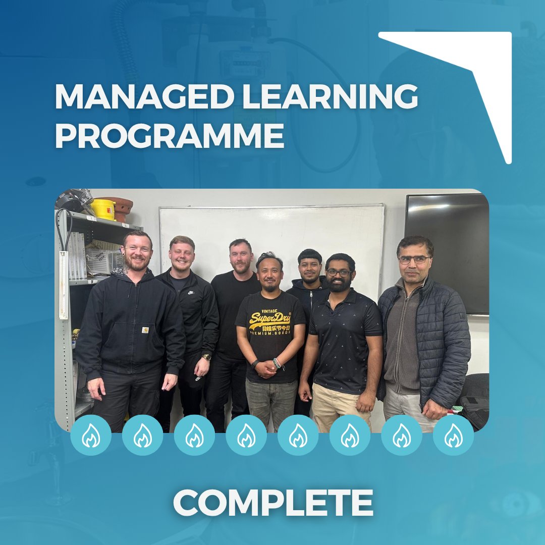 Logic4training's tweet image. ✅ Course Complete ✅

Congratulations to our Gas Managed Learning Programme candidates 🔥

It has been a pleasure to work with this group and see them take the steps to develop their career within the trades!

#logic4training #qualified #gasengineer