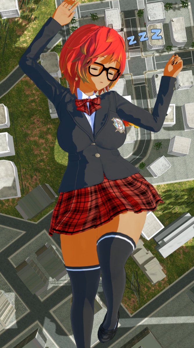 SonorusLight's tweet image. Lo siento chicos su protectora necesita descansar un rato promete no destruir nada mientras duerme 🐤

#Vtuber #giantess #KoikatsuParty #sizeart #巨大娘