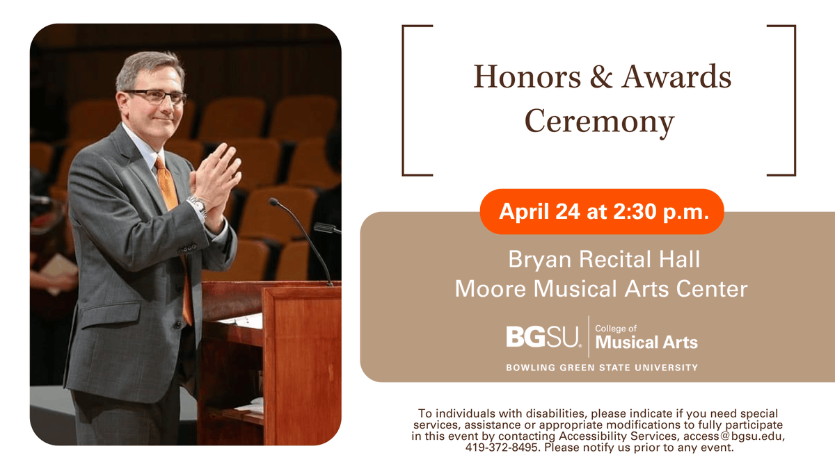 BGSU College of Musical Arts tweet media
