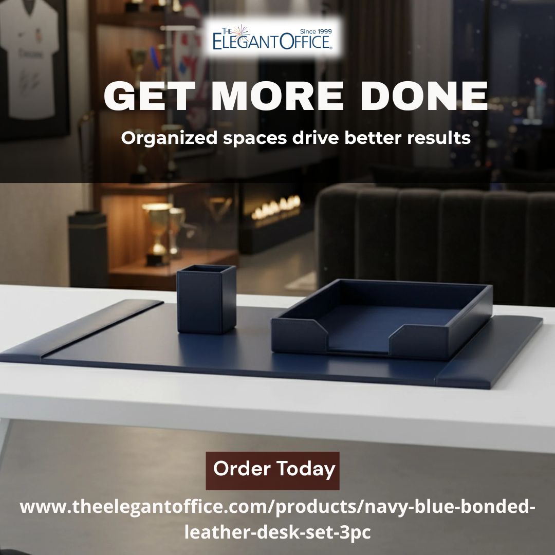 ElegantOffice's tweet image. Organization is productivity. 🗓️ Help your clients stay focused this tax season with thoughtfully designed desk accessories from The Elegant Office®. 📞 Call or go online today: theelegantoffice.com | 866-433-7573

#TheElegantOffice #TaxSeason #ProductivityTools