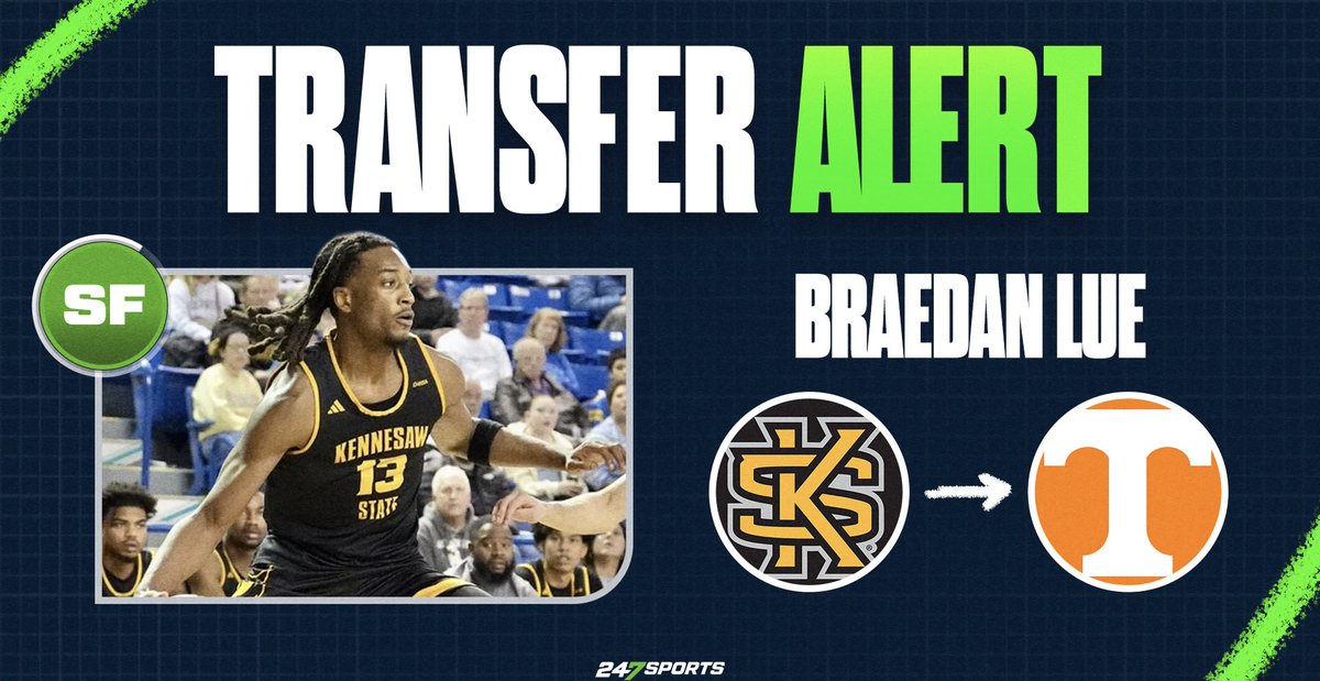 benmckee14's tweet image. NEW: Kennesaw State transfer forward Braedan Lue has committed to Tennessee coming off his visit with the Vols this week.

🔗 247sports.com/college/tennes…