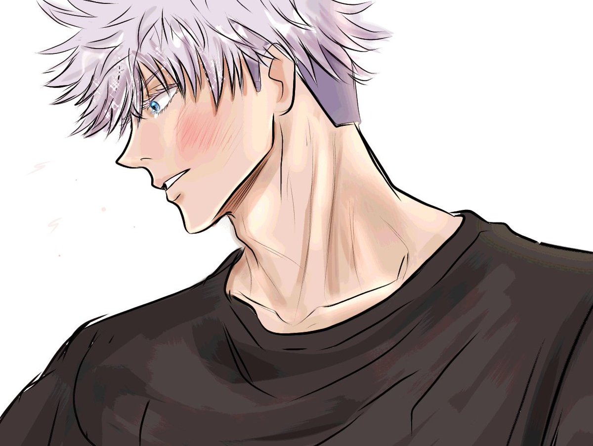 levitonin's tweet image. My previous art style and color palette vs current one #gojo