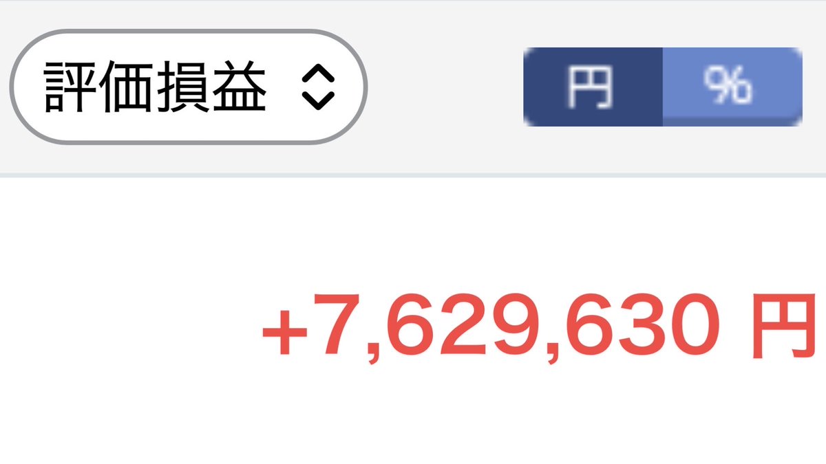 sunege_boy's tweet photo. 評価損益　+7,629,630円
760万超え記録 https://t.co/i50mEgKSkm