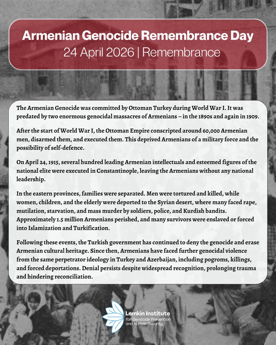 Lemkin Institute for Genocide Prevention tweet media