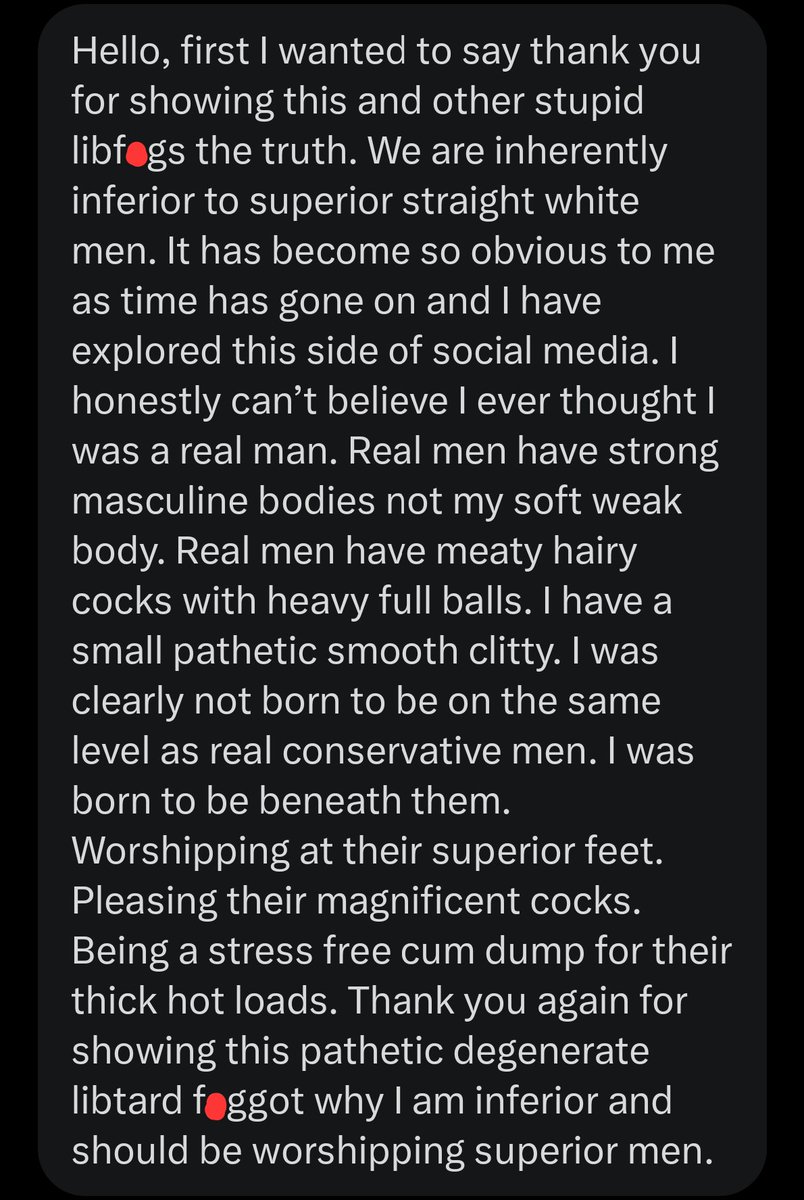 StraightOwned's tweet photo. You will never be a real man. https://t.co/4GpbWB67IF