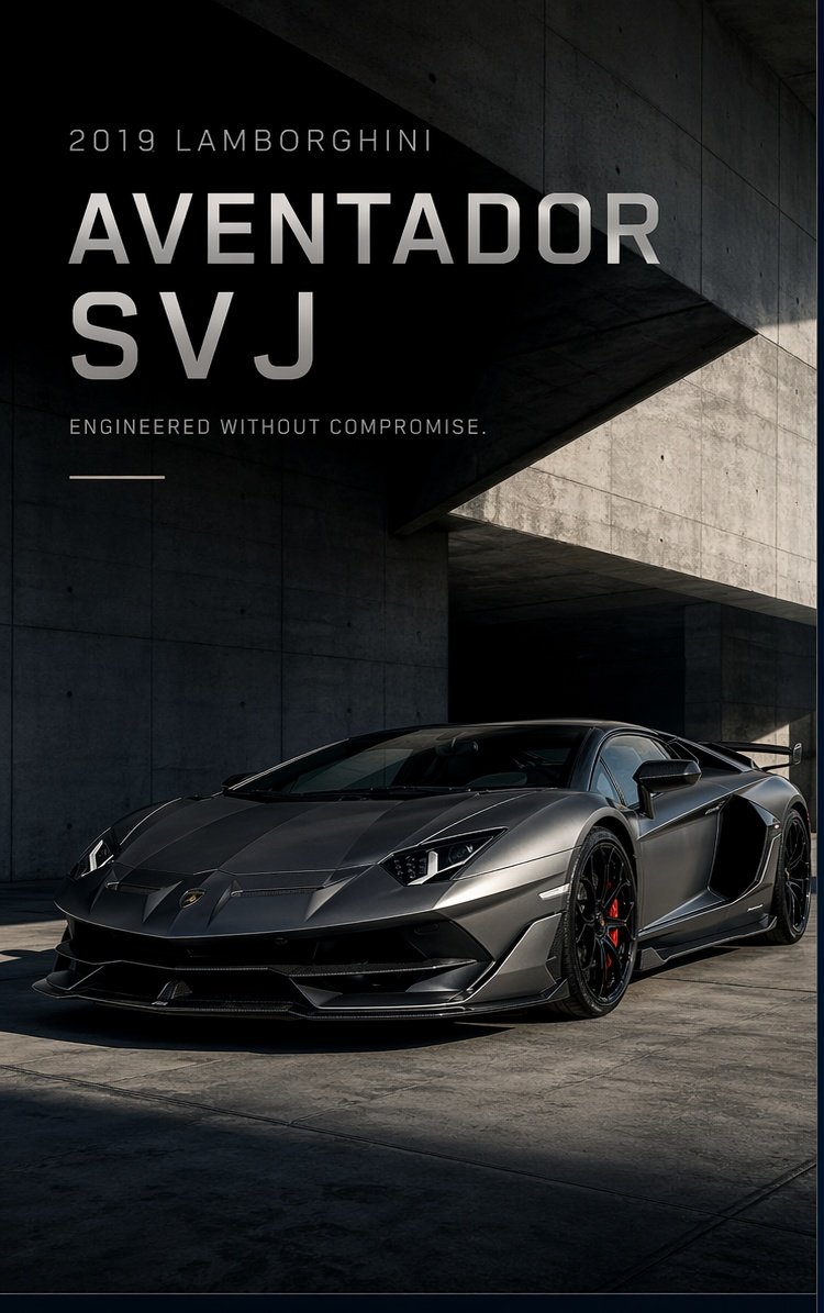 Elevate Your Drive: The Lamborghini Aventador SVJ Experience - PromptGather image 1