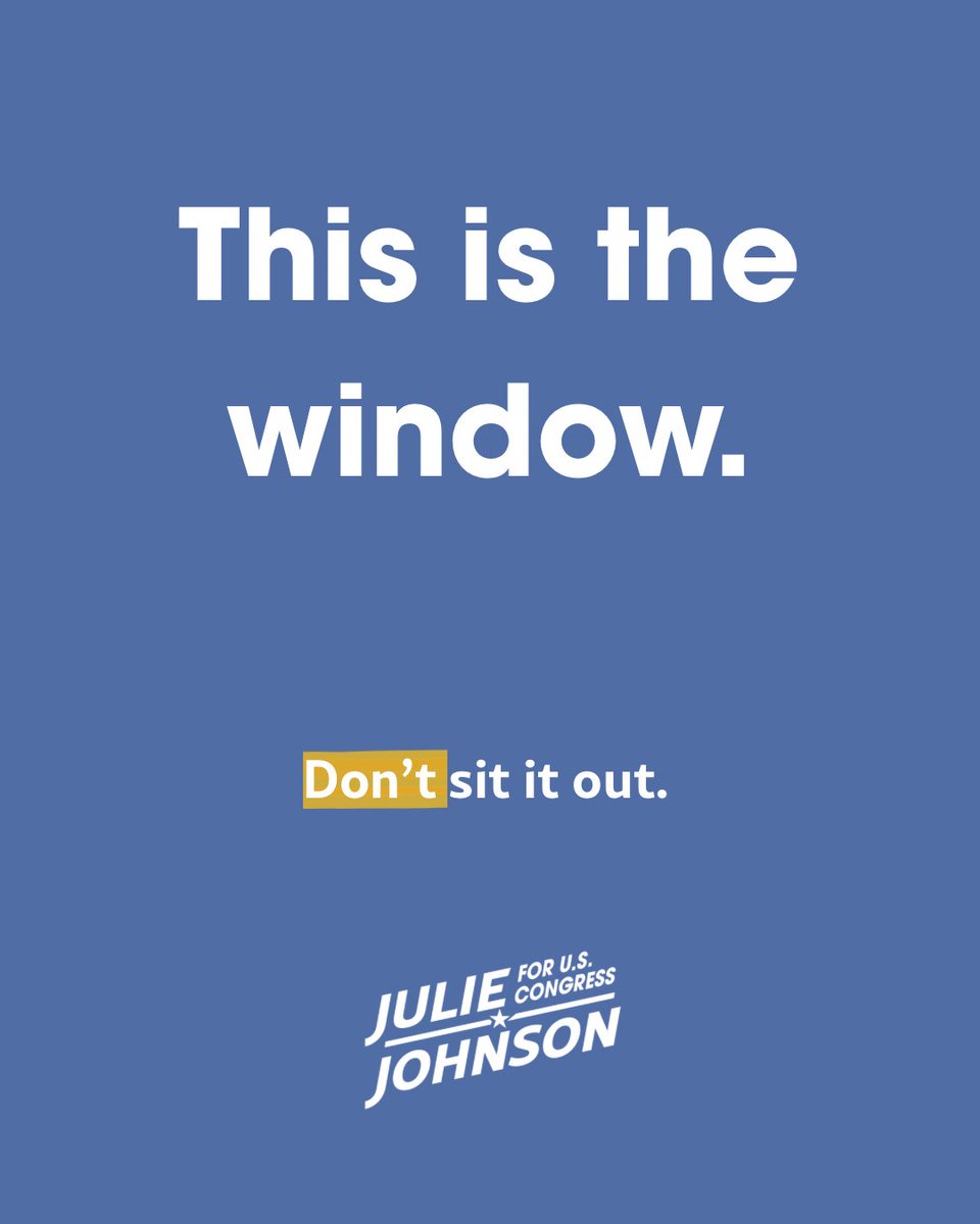 juliejohnsonTX's tweet image. Everything right now is about building a turnout machine.

If you’ve been waiting to pitch in, don’t  🔜 secure.actblue.com/donate/jj-earl…

#TX33 #ImWithJulie #Runoff #Vote
