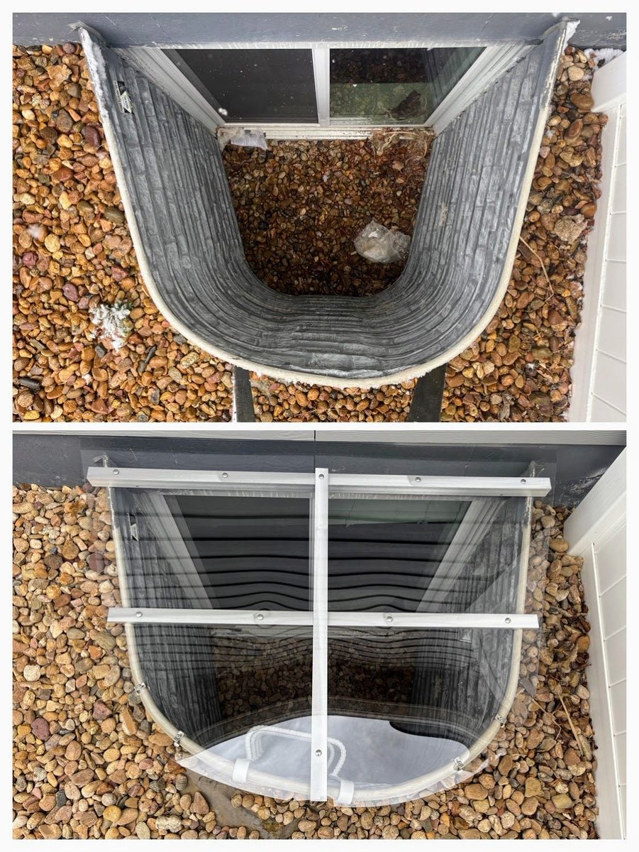 PolyguardCovers's tweet photo. Another to-do list item ✅

Just installed 4 standard window well covers for a home in Greeley - clean look + solid protection from debris, water &amp; falls 🍂💧

Easy upgrade, done right 💪

📞 970-674-0377
🌐 https://t.co/yGVqcKj1rz

#PolyguardCovers #GreeleyCO #HomeImprovement https://t.co/MeSFiqD6Tz
