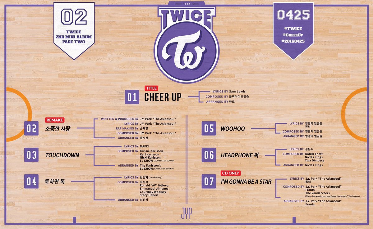 todayintwice's tweet image. In honor of PAGE TWO's 10th anniversary, what are your favorite tracks from the album?