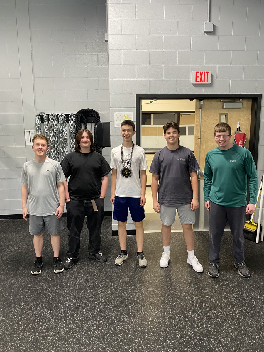 Students have been making gains all Spring Session. 
Our Iron Knight of the Week is Noah!

This is Noah's first year with Iron Knights. He has made excellent gains in the weight room. It is going to be awesome seeing his journey in weightlifting over the next 3 years. Congrats!