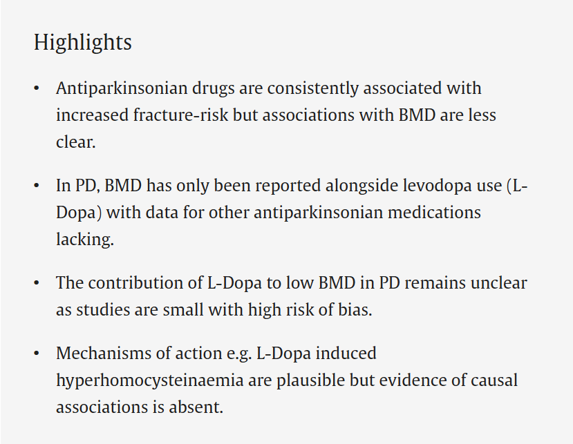 sociedadSEEN's tweet photo. The effects of anti-Parkinsonian medications on bone mineral density: A systematic review
* Los fármacos antiparkinsonianos se asocian sistemáticamente con un mayor riesgo de #fracturas, pero las asociaciones con la densidad mineral ósea son menos claras.
https://t.co/xCc1g99dSu
@oseoseen