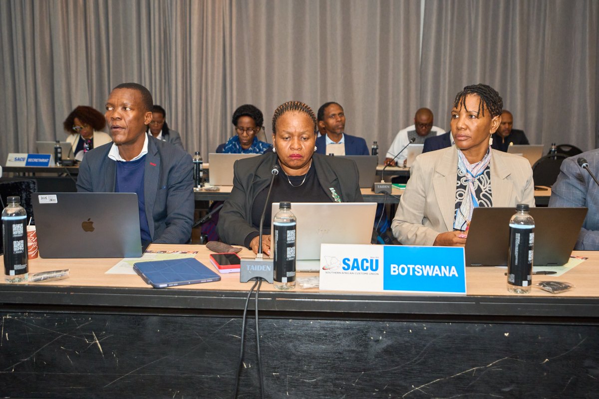 SACUSEC's tweet photo. Today, SACU Member States successfully concluded a series of Institutional Meetings with the 79th Meeting of the SACU Commission in Johannesburg, South Africa, chaired Deputy DG in South Africa’s Department of Trade, Industry and Competition, Amb. Xolelwa Mlumbi-Peter. https://t.co/GGqkVTsGlJ