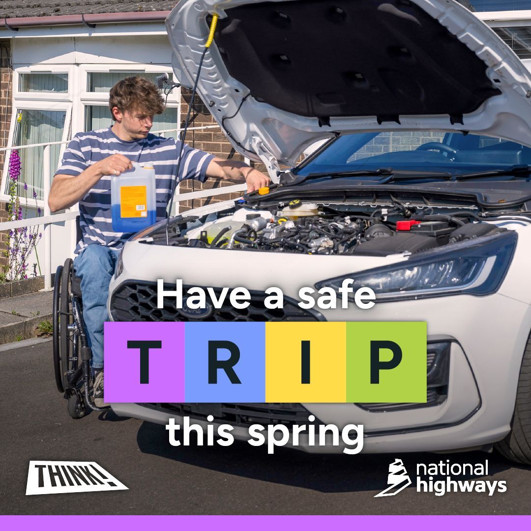 DevonAlert's tweet image. Follow these steps before you embark on any long journey:

T – Top‑up: ⛽🔋💧 fuel or battery charge, oil, and screen‑wash
R – Rest: 🛑🕑 plan your rest stops every 2 hours
I – Inspect: 🚗🔧 check tyre pressure and tread
P – Prepare: 🌦️❄️🌡️ for all weather conditions

#Devon