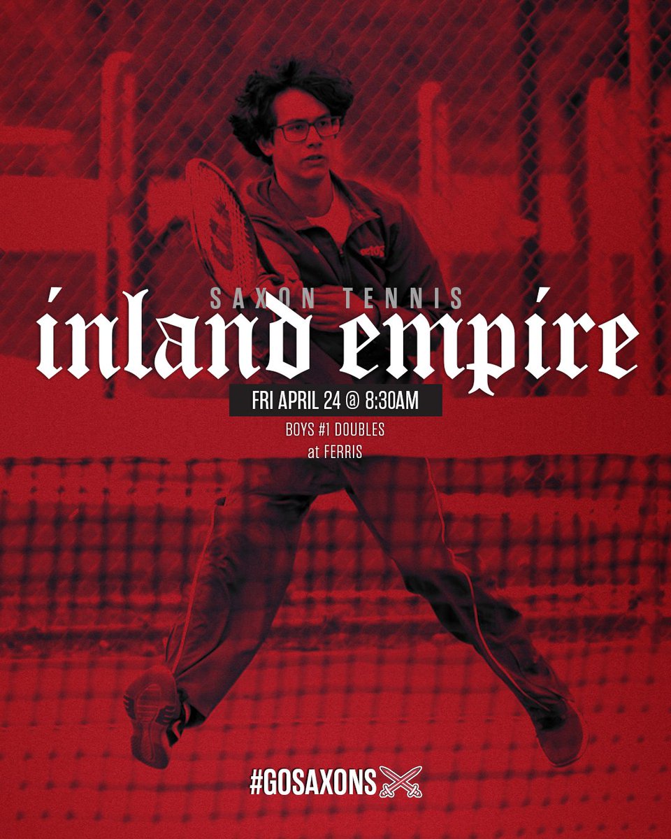 saxonsathletics's tweet image. Saxon 🎾 is hosting the #1 Boys Doubles today (4/24) started at 8:30 AM on the Ferris Tennis Courts for the Inland Empire tournament that is spread across Spokane!

#spokane #tennis #inlandempire #gosaxons⚔️
