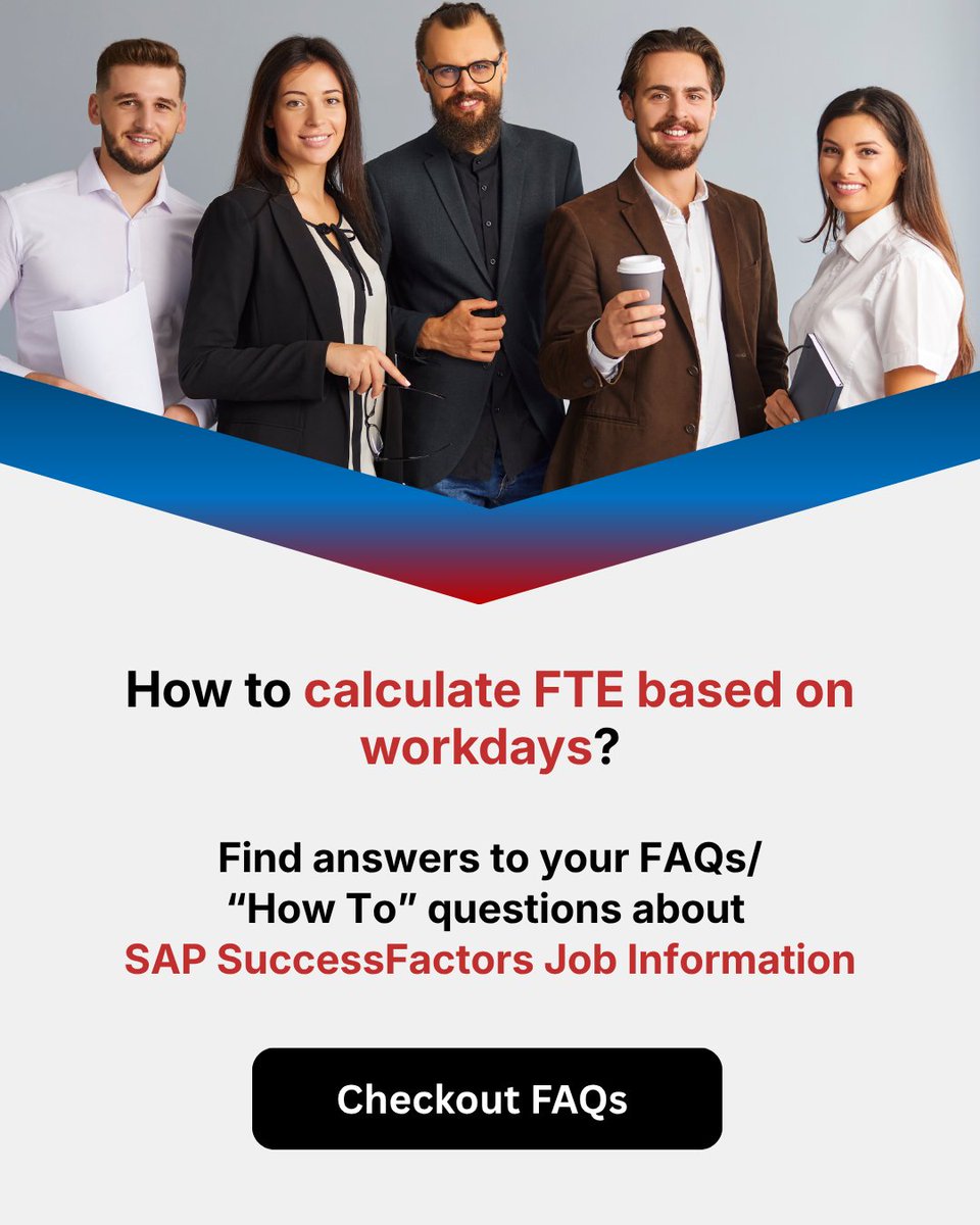 3CoreSystemsInc's tweet image. FTE calculation in SAP SuccessFactors can get complex with varying work schedules. Incorrect values impact planning, reporting, and payroll.

Read more: 3coresystems.com/sap-successfac…

#SAPSuccessFactors #FTE #WorkforcePlanning #HRAnalytics #EmployeeCentral