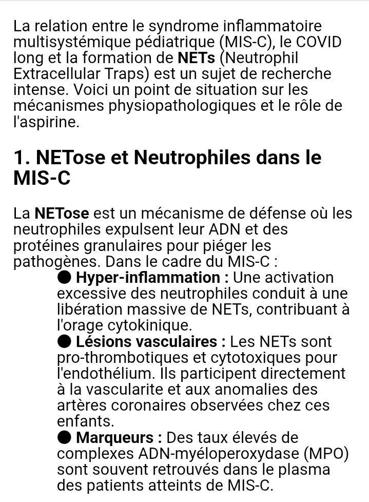 vieil_garde_ph's tweet image. Bsr Mme @AnneliseBocquet 

"Cela renforce le modèle que j'explique depuis longtemps : persistance antigénique (Spike) + dysrégulation immunitaire innée (neutrophiles/NETs) + microcaillots résistants à la fibrinolyse." 😉

Infatigable @AnneliseBocquet 

vous serez entendue !

Cdlt