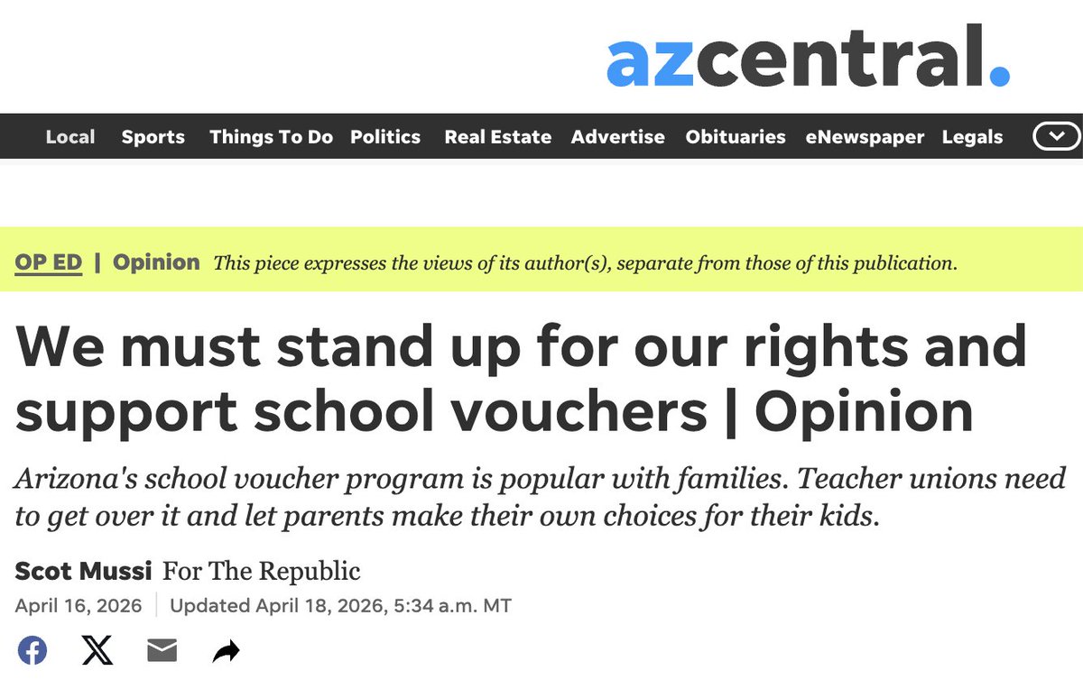 The opponents of school choice in Arizona are trying to rewrite history as they fight to cripple Empowerment Scholarship Accounts. In a new op-ed, <a href="/azfec/">Arizona Free Enterprise Club</a> Scot Mussi explains why voters should not buy it.