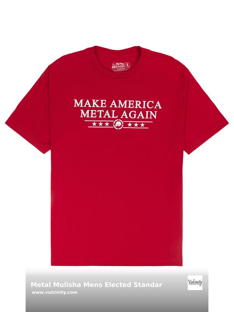 Vulcinity's tweet image. Unleash your rebellious side with the Metal Mulisha Men's Elected Standard T-shirt! 🏍️ Bold "Make America Metal Again" graphic for fearless spirits! 💀 Get yours for just $28.00 and show the world your relentless spirit. #Motocross #New #Skull shortlink.store/t0ihcxruu19s