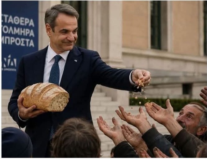 Ο <a href="/kmitsotakis/">Kyriakos Mitsotakis</a>, μοιράζει "χρήμα" στους συνταξιούχους.
Α βρε αλήτη!