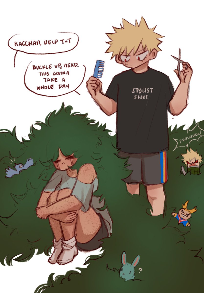 RT @kkeyung: #bkfemdkweek day 7: quirk mishaps bkdk and me on a
