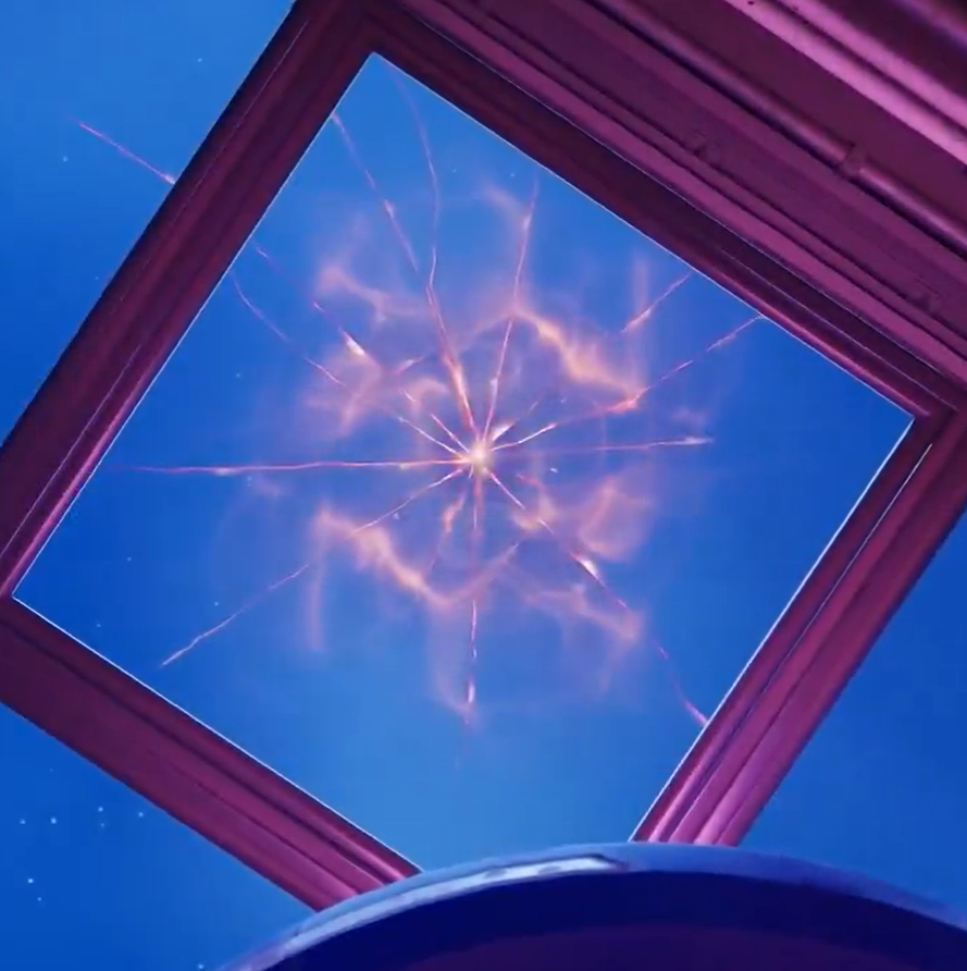 theragingreaper's tweet photo. Fortnite Lore Update:

Ghost Rider is currently approaching The Elite's home reality, just days away from capturing the FINAL Rift Shard 👀🔥
#Fortnite https://t.co/rruOT6vCzh