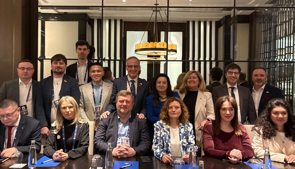 ParlDiplomacy's tweet photo. #UIPU held bilateral meetings with the Australian 🇦🇺, Thai 🇹🇭, Armenian 🇦🇲, and Ukrainian 🇺🇦 delegations to #IPU152 to discuss a range of topics including middle power cooperation, conflict resolution, and human rights https://t.co/sd4SpycNmu