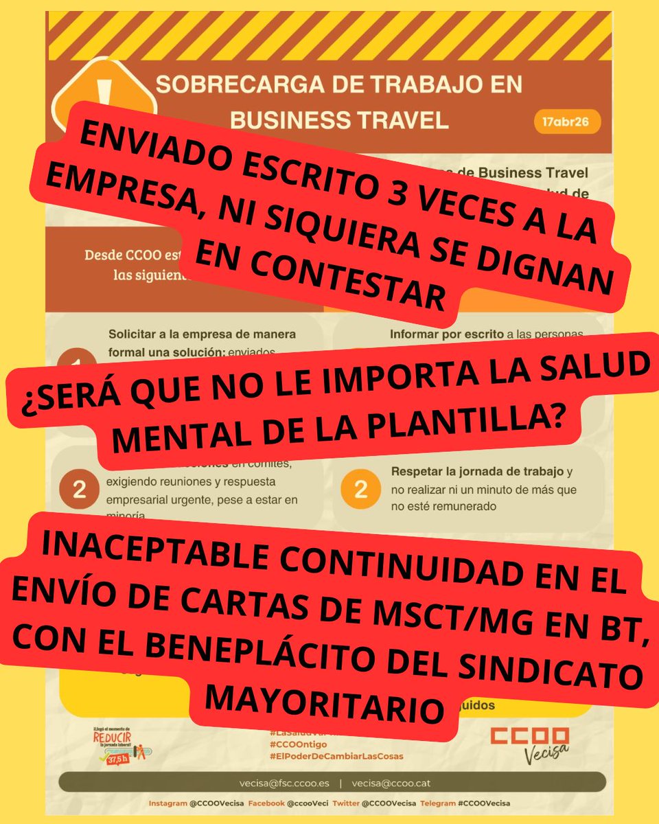 CCOO VECISA tweet media