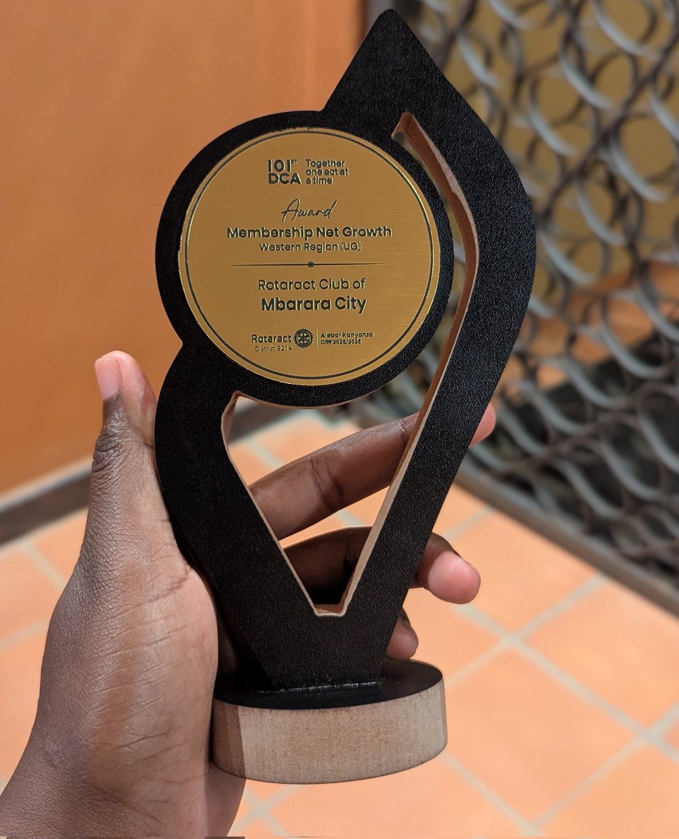 RCTMbararaCity's tweet photo. Big wins at the ongoing #101DCA! The @RCTMbararaCity has scooped two prestigious awards: TRF Giving and Membership Net Growth.

These accolades are a testament to the dedication of our members and the unwavering support of  Rotarians and friends. https://t.co/EHTtm6oLGK