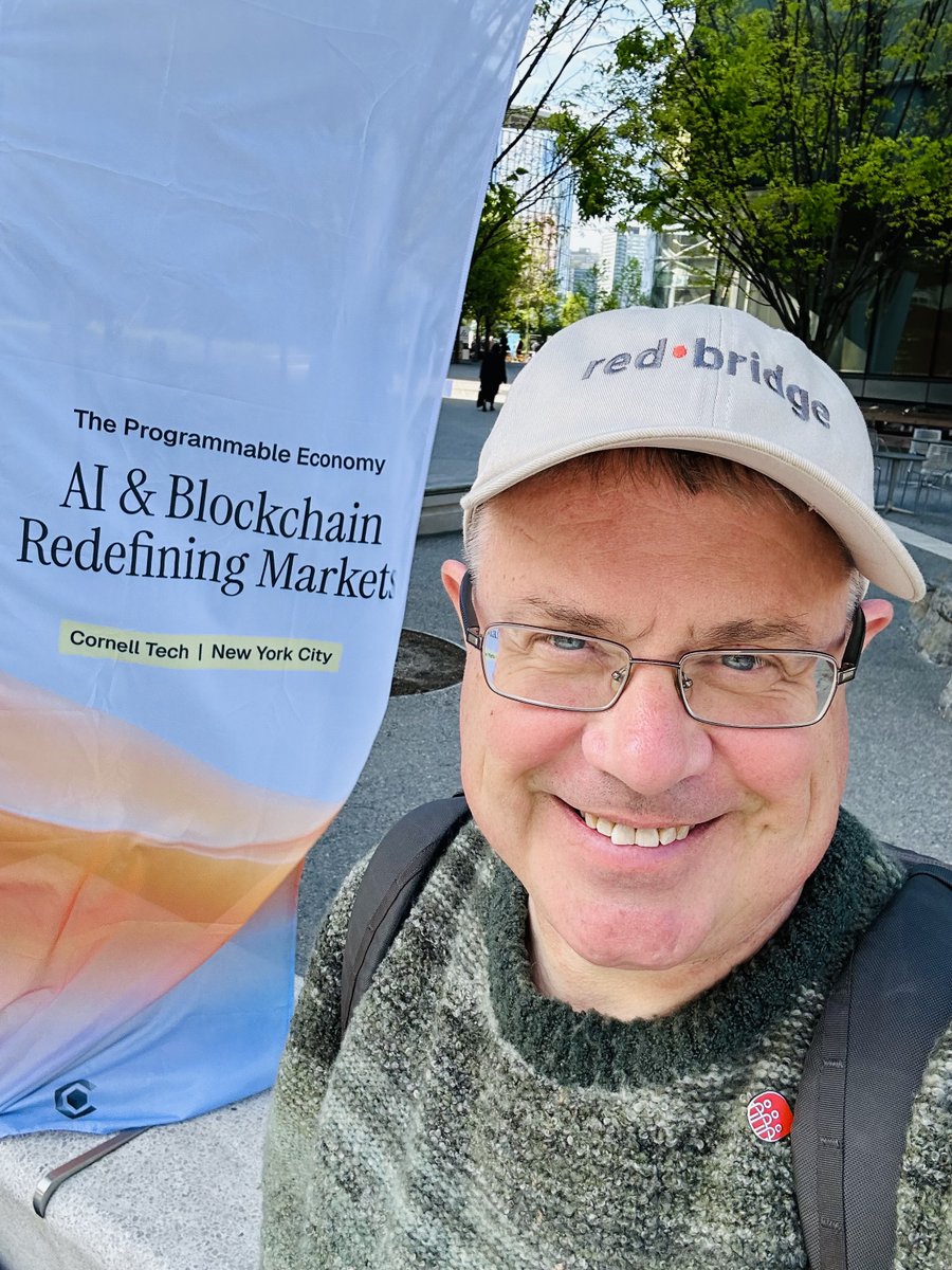 redbridge_ZEC's tweet photo. The future is being built at the intersection of AI &amp; Blockchain. Proud to have our CEO @mrkit2u at Cornell Tech's 'The Programmable Economy: AI &amp; Blockchain Redefining Markets' in New York City. Exciting times ahead! 🚀 #Cornell #Innovation #Zcash #Avalanche https://t.co/6Gk3UvXYET