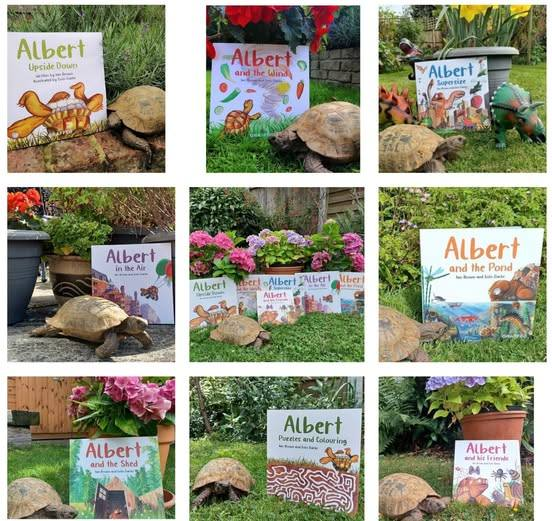 AlbertTortoise's tweet image. AMAZING, FUNNY, CHARMING, SWEET. Ace 5* #Reviews for #ALBERTthetortoise #books. Please keep posting YOUR #BookReviews. #AvailableNow 9 #ALBERT #picturebooks, 3 #BoardBooks &amp;amp; #ActivityBook AlbertTortoise.com
#tortoise #bookseries #storytime #illustrated