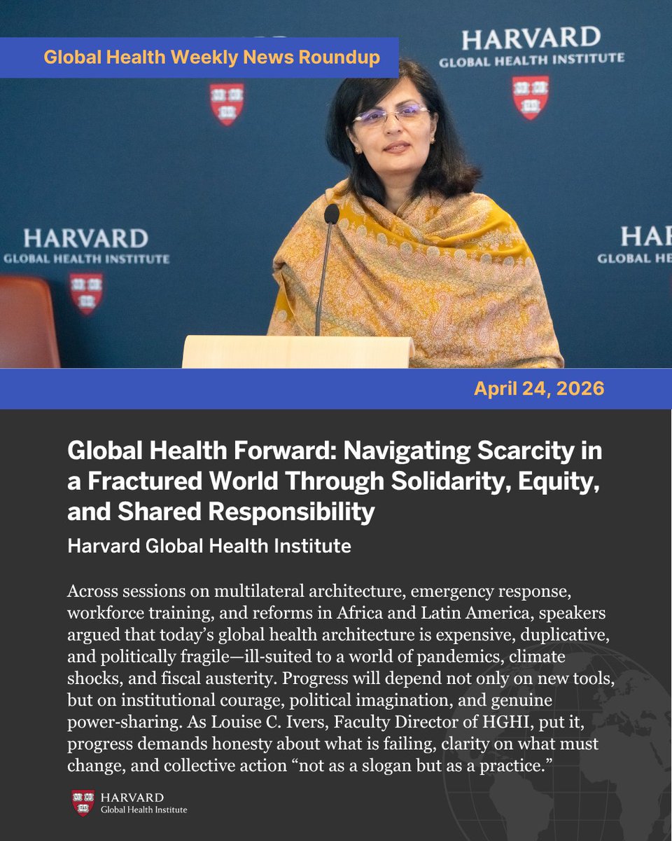 HarvardGlobalHealthInstitute tweet media