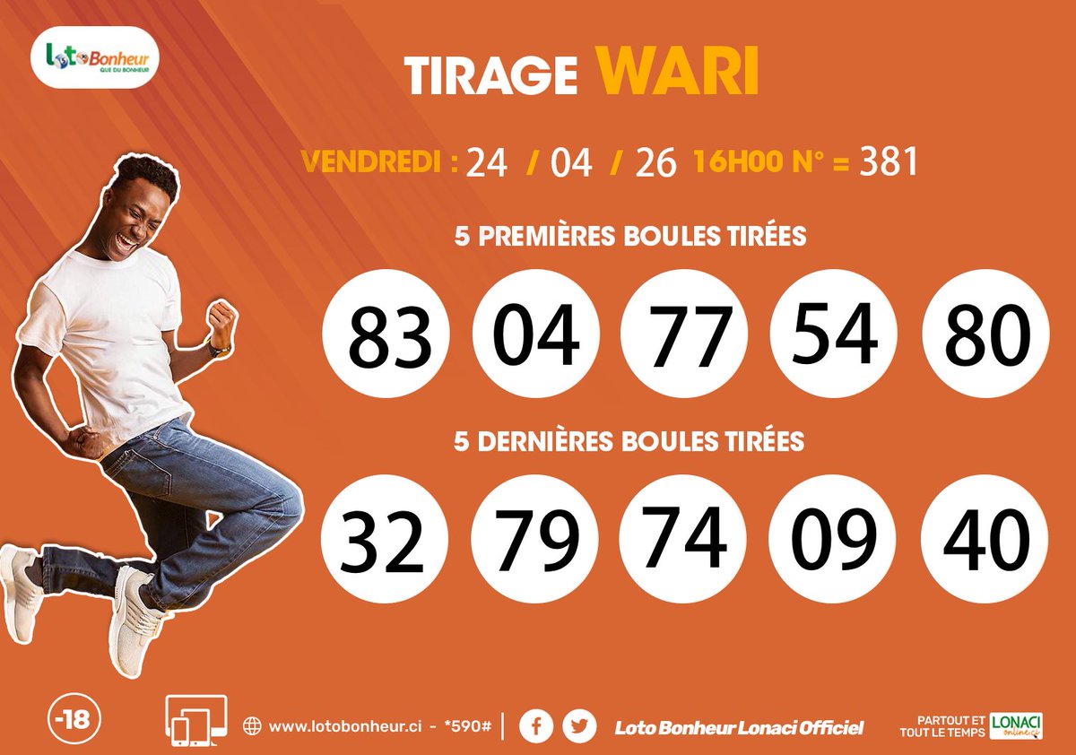 LotoBonheur's tweet image. Team Loto vient voir si ton WARI est tombé, Consultez la liste des numéros Bonheur !
 #Lonaci #LotoBonheur #TirageCotedIvoire