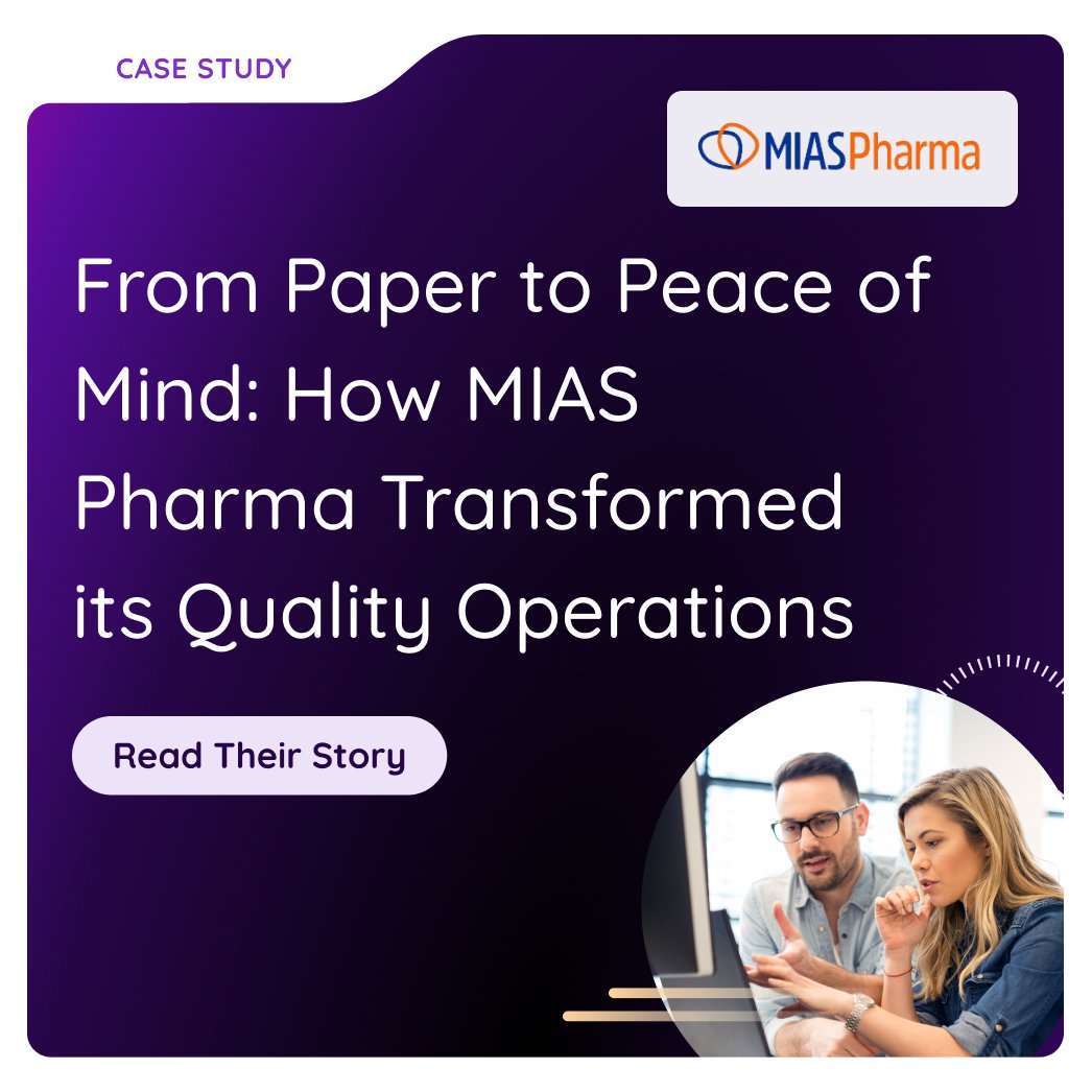 MIAS Pharma moved from paper-based quality operations to a fully digital eQMS with Dot Compliance. 

The result? Seamless regulatory inspections, measurable KPI improvements, and the flexibility to work from anywhere.

Read their story👇

hubs.li/Q04dnWvW0