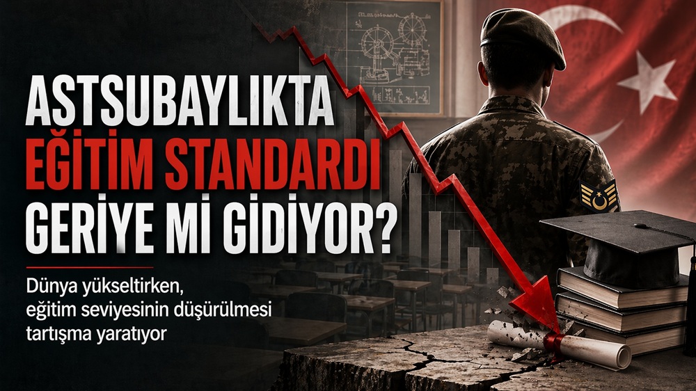 askeripersonel.com/astsubaylikta-…
Türk Silahlı Kuvvetleri personel sistemine ilişkin kamuoyuna yansıyan ve henüz kanunlaşmamış taslak metinlerde, Astsubaylık mesleğinin eğitim standardını tartışmaya açabilecek ifadeler yer almaktadır. Söz konusu yaklaşım, yalnızca teknik bir mevzuat
