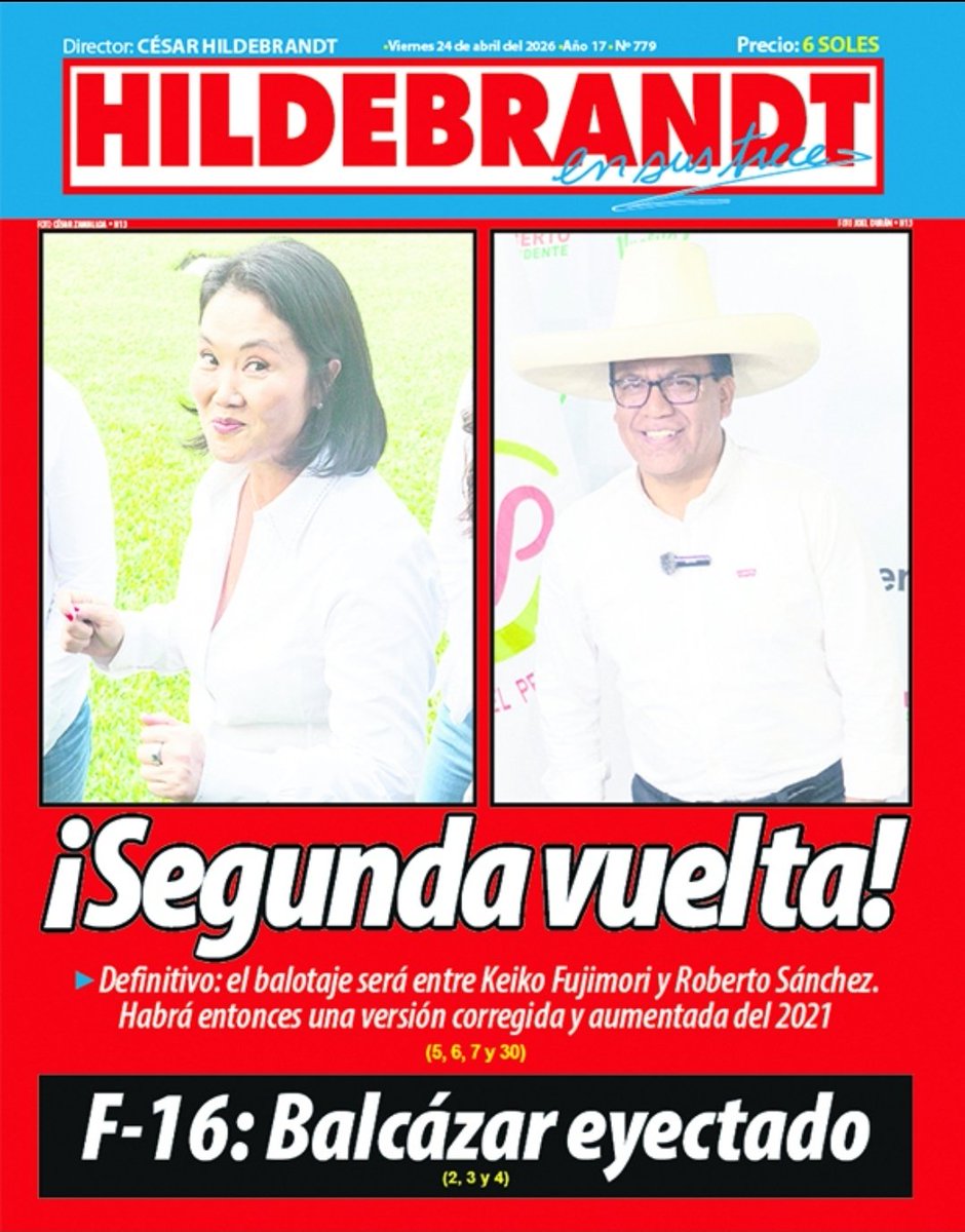 Semanario Hildebrandt en sus trece tweet media