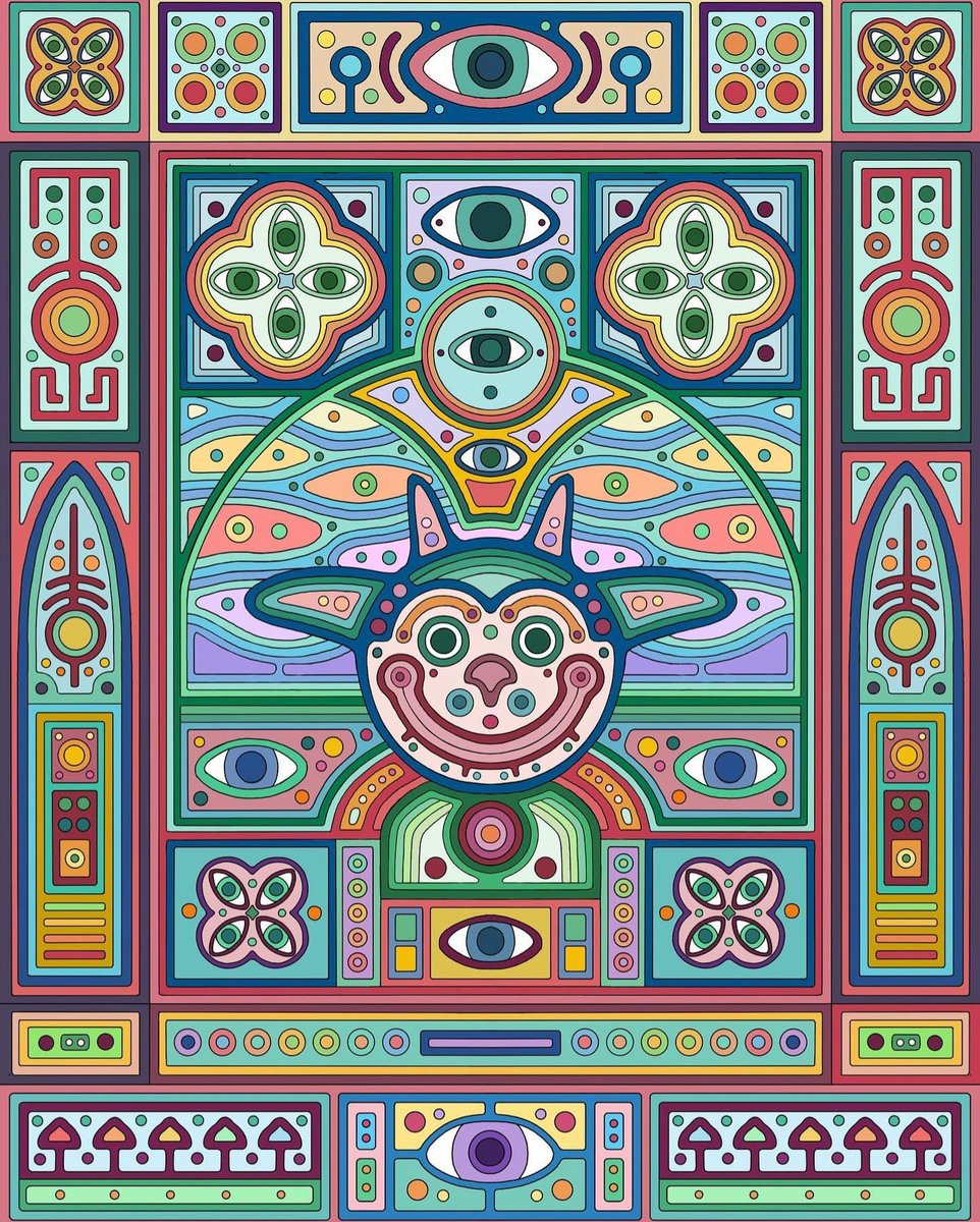 Tripepsych's tweet image. Greetings earthlings by @harrypackart1 😍🤩 #trippy