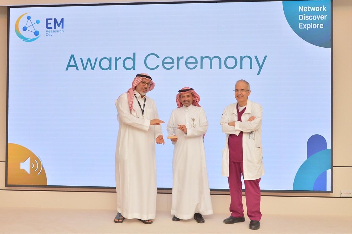 ResearchERDay's tweet photo. Thank you to Prof. Bader Almogbel and Dr. Tariq Aldebasi  ✨ https://t.co/kvIZnzzJUa