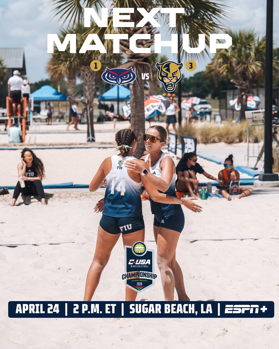 FIU Beach Volleyball tweet media