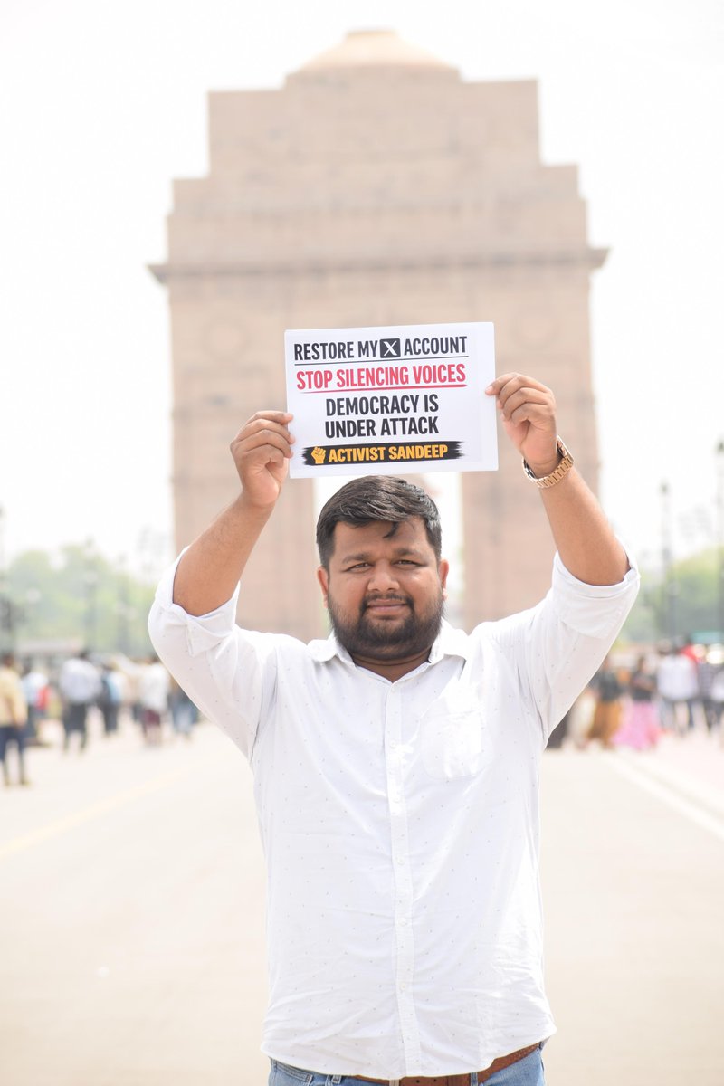 DrNimoYadav's tweet photo. आज @ActivistSandeep की भी ट्विटर पर वापसी हो गई।

भारत सरकार ने इनका अकाउंट भारत में विदहेल्ड किया हुआ था।

एक लंबी लड़ाई के बाद संदीप ने 𝕏 पर वापसी की
है, बधाई। https://t.co/x11lPYVT1G