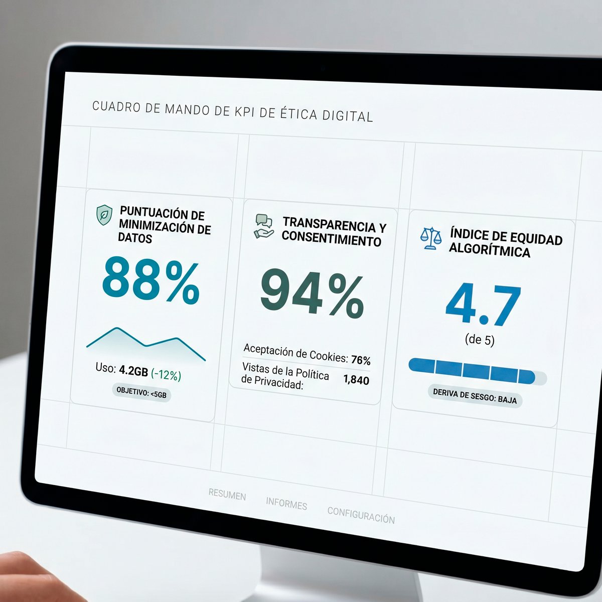 acens's tweet photo. Reducir a tu equipo a un gráfico en una pantalla tiene un coste humano. Ante la paranoia de la productividad, en acens Part of @TelefonicaTech debatimos el límite del control laboral. #ÉticaDigital #Dashboard #IA

https://t.co/agOZSheNCl https://t.co/ZCRNwblVVJ