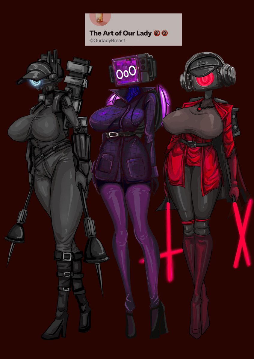 OurladyBreast's tweet image. I'm back, and I brought a female robot with me! 
Queen 😳😨🥵🥵❤️❤️👽
#SKIBIDITOILET #woman #artrotoilet
#skibidi_toilet #SkibidiToiletart #camerawomen #Sperakerwoman
#SkibidiToiletfanart #fanart