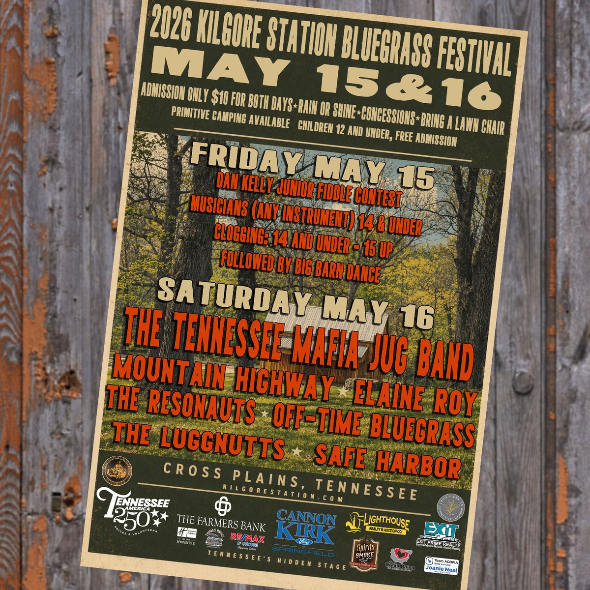 KilgoreBluegras's tweet photo. Spread the news! Fri, May 15, begins at 5 with 14-under musician competition and clogging for all ages followed by the BIG BARN DANCE! Music Sat, May 16, begins at 11:00. Tickets and more info at https://t.co/ZdA2N7SxTd. #bluegrass #bluegrassfestival #clogging https://t.co/XU4IJUlhOx