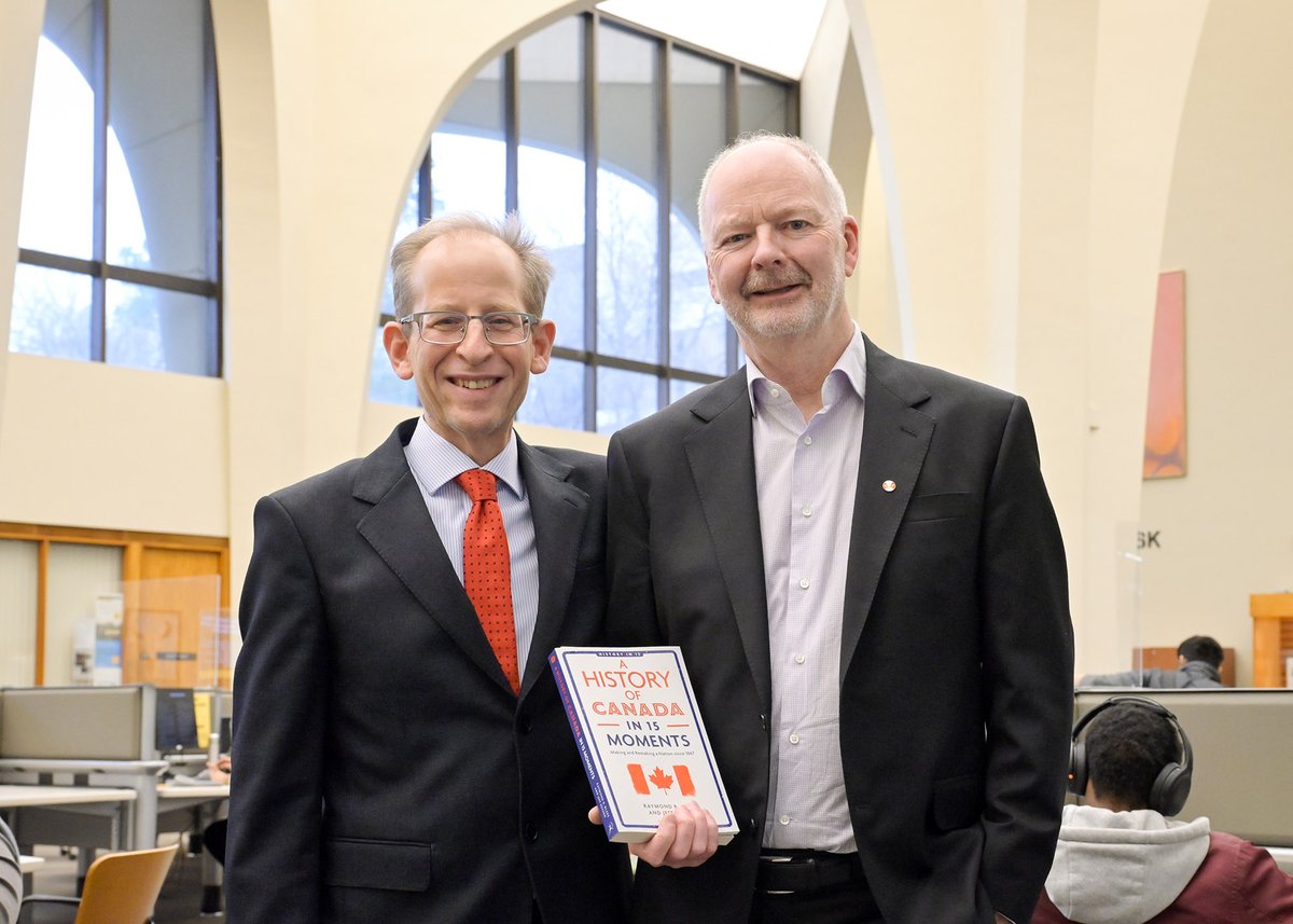 UofRegina's tweet photo. A fantastic evening celebrating Dr. Jeff Keshen and Dr. @RaymondBBlake on the launch of their new book, “A History of Canada in 15 Moments: Making and Remaking a Nation Since 1867.” 📚

Start reading: https://t.co/z64Cc6Hnvq https://t.co/uRzw5sWS7h