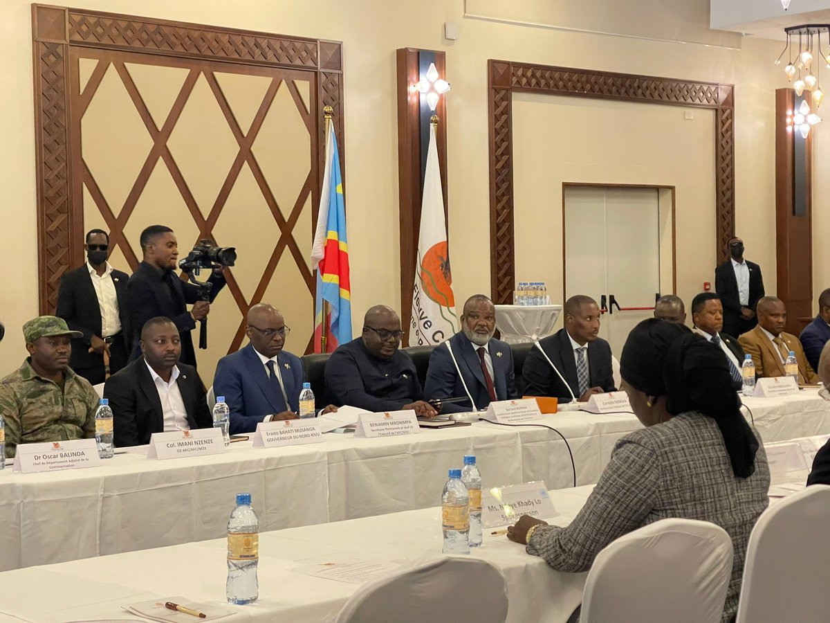 LawrenceKanyuka's tweet image. MOT DE CIRCONSTANCE DU COORDONNATEUR POLITIQUE DE L'AFC-M23 A L'OCCASION DE LA VISITE A GOMA DE L'AMBASSADEUR JAMES SWAN, REPRESENTANT SPÉCIAL DU SECRÉTAIRE GÉNÉRAL DES NATIONS-UNIES EN RDC ET CHEF DE LA MONUSCO CE VENDREDI 24 AVRIL 2026 ⤵️