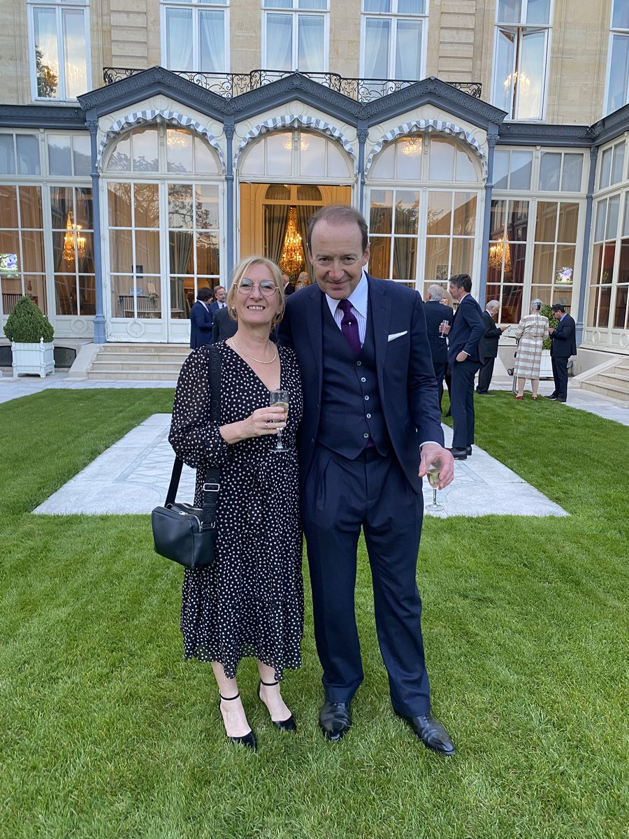 British_France's tweet photo. Fantastic AGM &amp; garden party at #British Ambassador’s Residence #Paris @UKinFrance @BritishinFrance huge thanks to His Majesty’s Ambassador Sir @TomDrewUK for his warm welcome &amp; extraordinary hospitality! @fbcci @francobritish @fr_British @SimpkinAndrew @RSStGeorge @PoppyLegion https://t.co/BuEa5rYfMN
