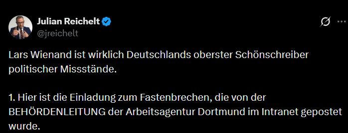 Ihr erinnert Euch? 

Und jetzt: 
"Nius" hat gegen die Kantinenpächterin in allen sieben Punkten und Unterpunkten verloren. Ich habe nach dem Beschluss des Landgerichts Köln noch mal mit ihr gesprochen.  (1/2)